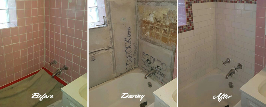 Picture of How to Repair Water Damage on a Bathroom Tile Wall